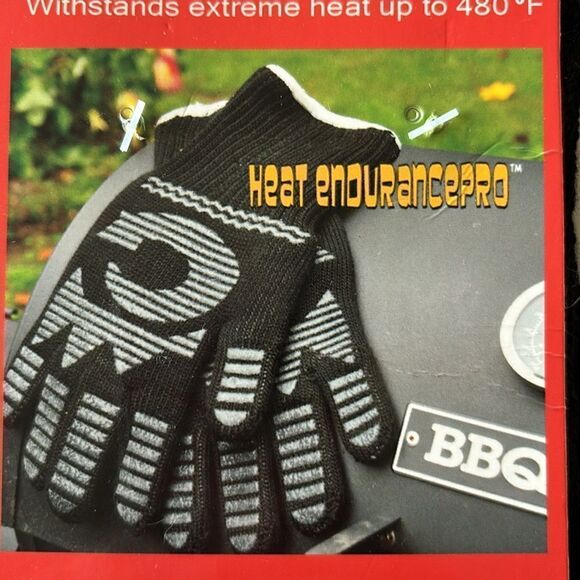 NWT Kevlar Heat & Flame Resistant BBQ Pit Mitt Grill Glove Heatproof Grilling - Picture 1 of 6